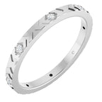 Geometric Eternity Band