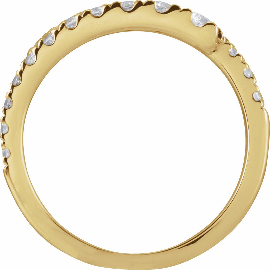 Lab-Grown Diamond Bypass Ring