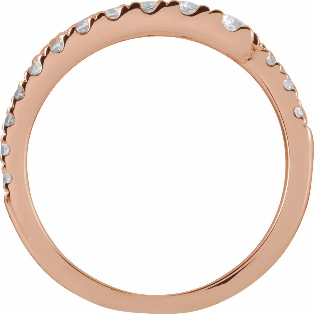 Lab-Grown Diamond Bypass Ring
