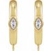 Marquise Hoop Earring Top