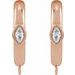 Marquise Hoop Earring Top