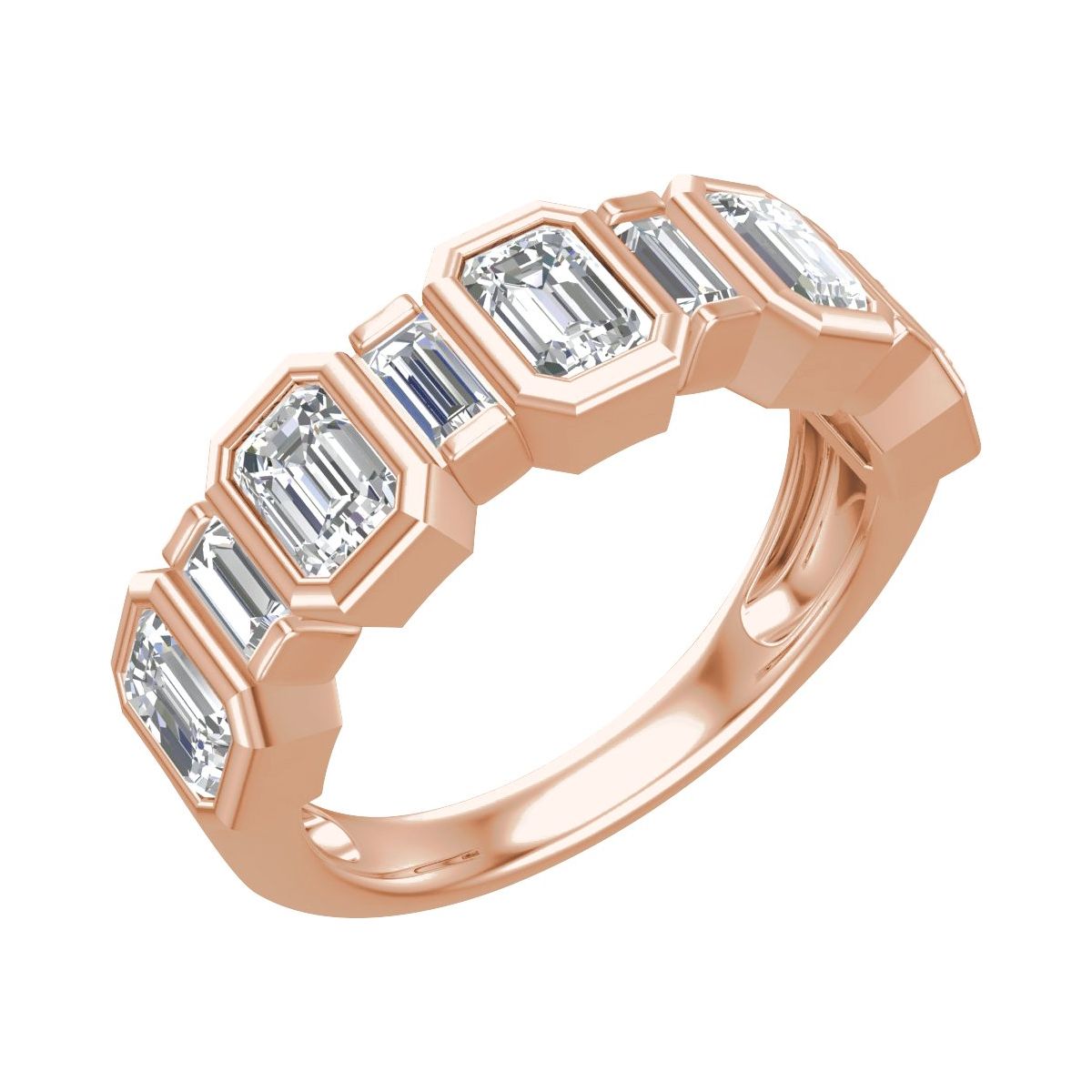 Multi-Shape Anniversary Band