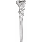 Ribbon Stackable Ring