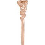 Ribbon Stackable Ring