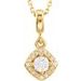Halo-Style Necklace or Pendant
