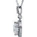 Halo-Style Necklace or Pendant