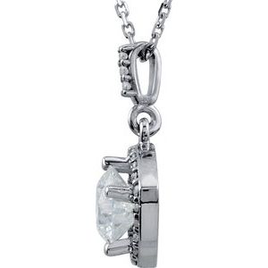 Halo-Style Necklace or Pendant