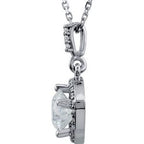 Halo-Style Necklace or Pendant