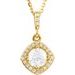 Halo-Style Necklace or Pendant