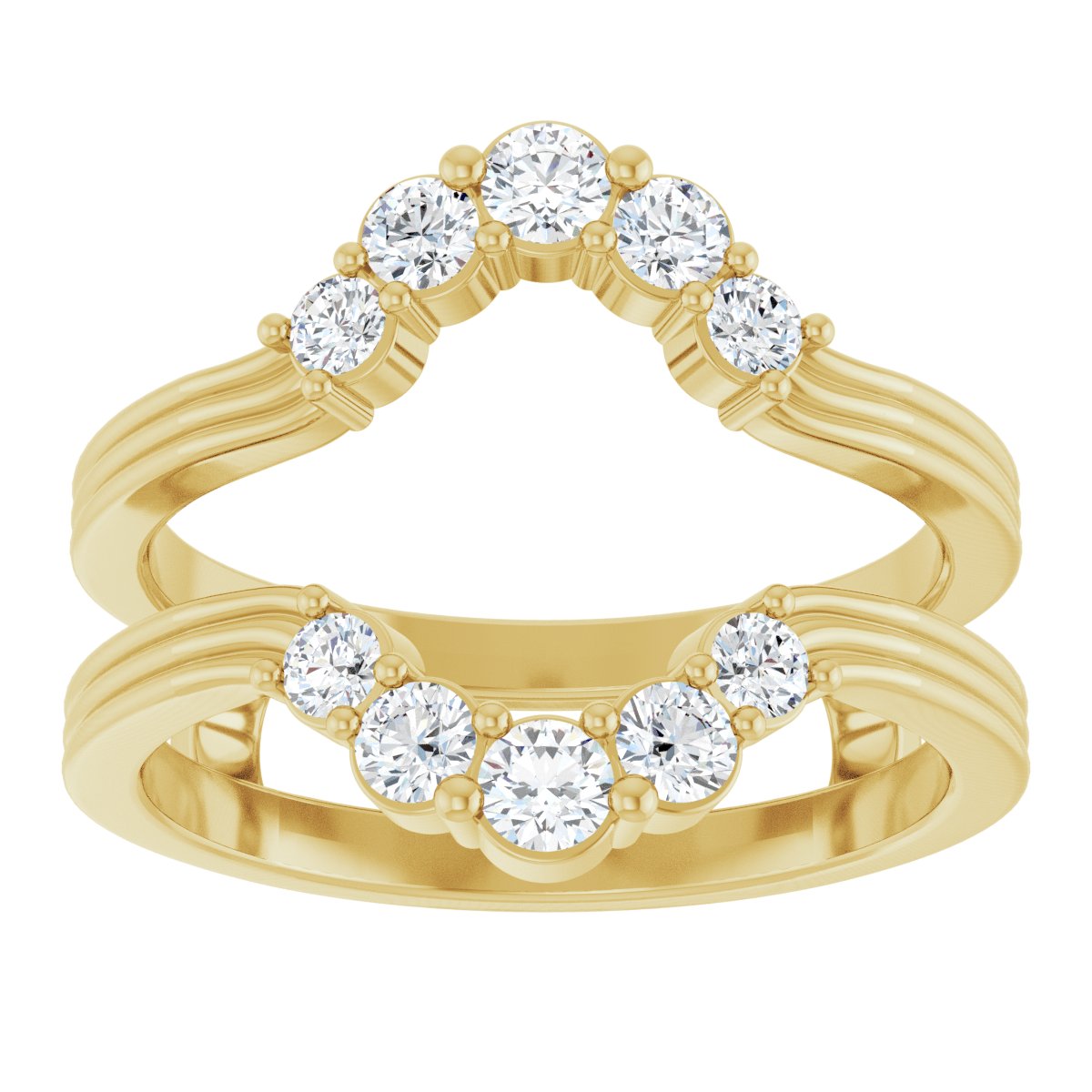 Grooved Accented Ring Guard
