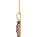 Cabochon Halo-Style Necklace or Pendant