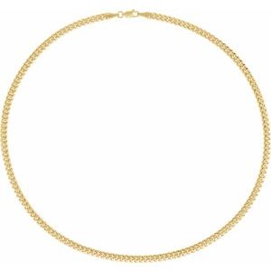 4.4 mm Hollow Miami Cuban Curb Chain
