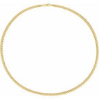4.4 mm Hollow Miami Cuban Curb Chain