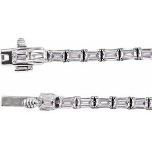Lab-Grown Diamond Line Necklace