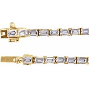 Lab-Grown Diamond Line Necklace