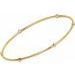 Bezel-Set Bangle Bracelet