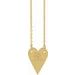 Engravable Heart Necklace or Center