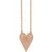 Engravable Heart Necklace or Center