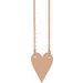 Engravable Heart Necklace or Center
