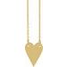 Engravable Heart Necklace or Center