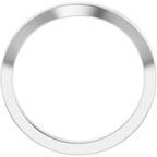 Half-Bezel Two-Stone Engagement Ring or Band