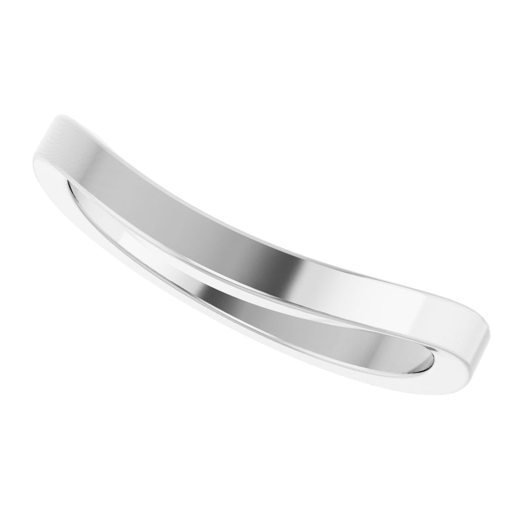 Half-Bezel Two-Stone Engagement Ring or Band
