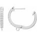 Accented Hoop Earring Top