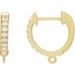 Accented Hoop Earring Top