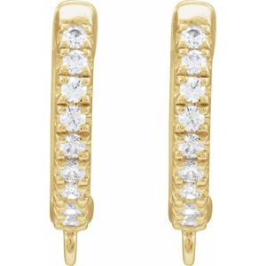 Accented Hoop Earring Top