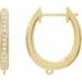 Accented Hoop Earring Top