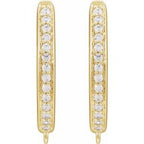 Accented Hoop Earring Top