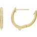 Accented Hoop Earring Top
