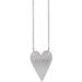 Engravable Heart Necklace or Center