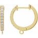 Accented Hoop Earring Top