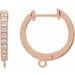 Accented Hoop Earring Top