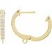 Accented Hoop Earring Top