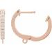 Accented Hoop Earring Top