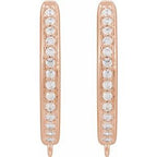 Accented Hoop Earring Top