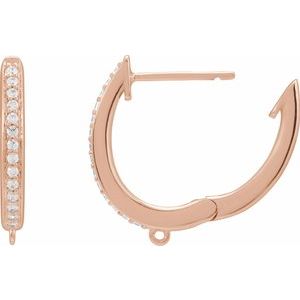 Accented Hoop Earring Top