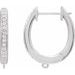 Accented Hoop Earring Top