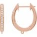 Accented Hoop Earring Top