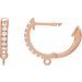 Accented Hoop Earring Top