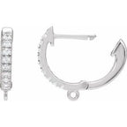 Accented Hoop Earring Top
