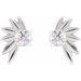 Half-Flower Earrings