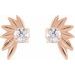 Half-Flower Earrings
