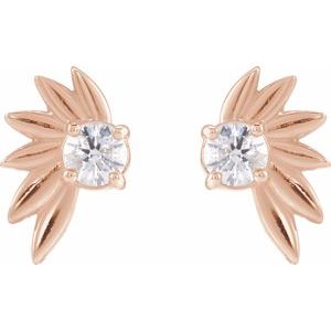 Half-Flower Earrings