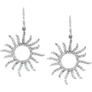 Accented Sun Earrings