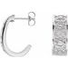 J-Hoop Earrings