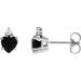 Accented Heart Earrings