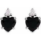Accented Heart Earrings